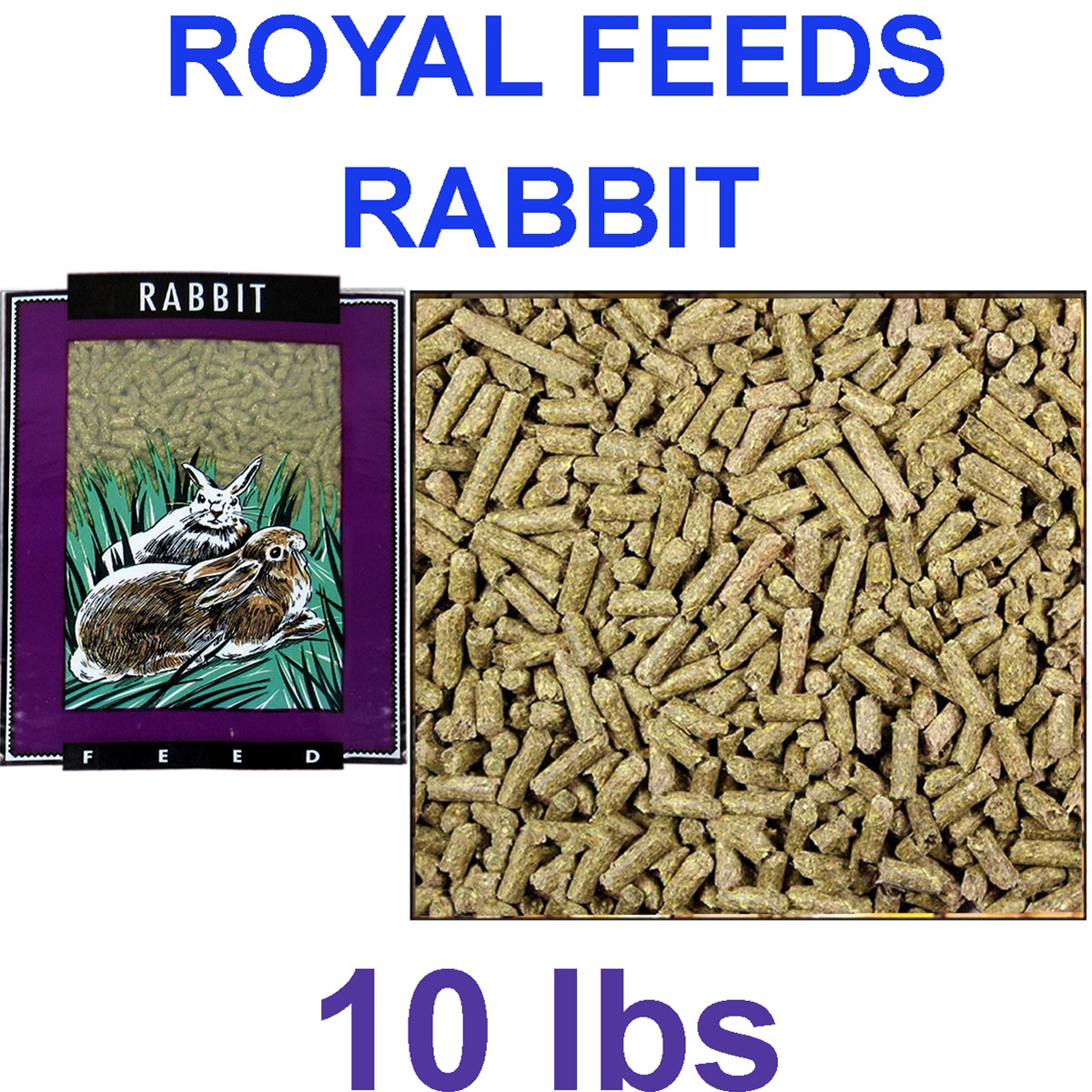 10lbs RABBIT PELLETS 5/10# | AJ Wholesale Distributors, Inc.