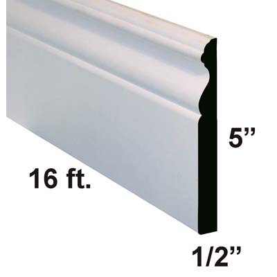 16FT 5IN MDF BASEBOARD | AJ Wholesale Distributors, Inc.