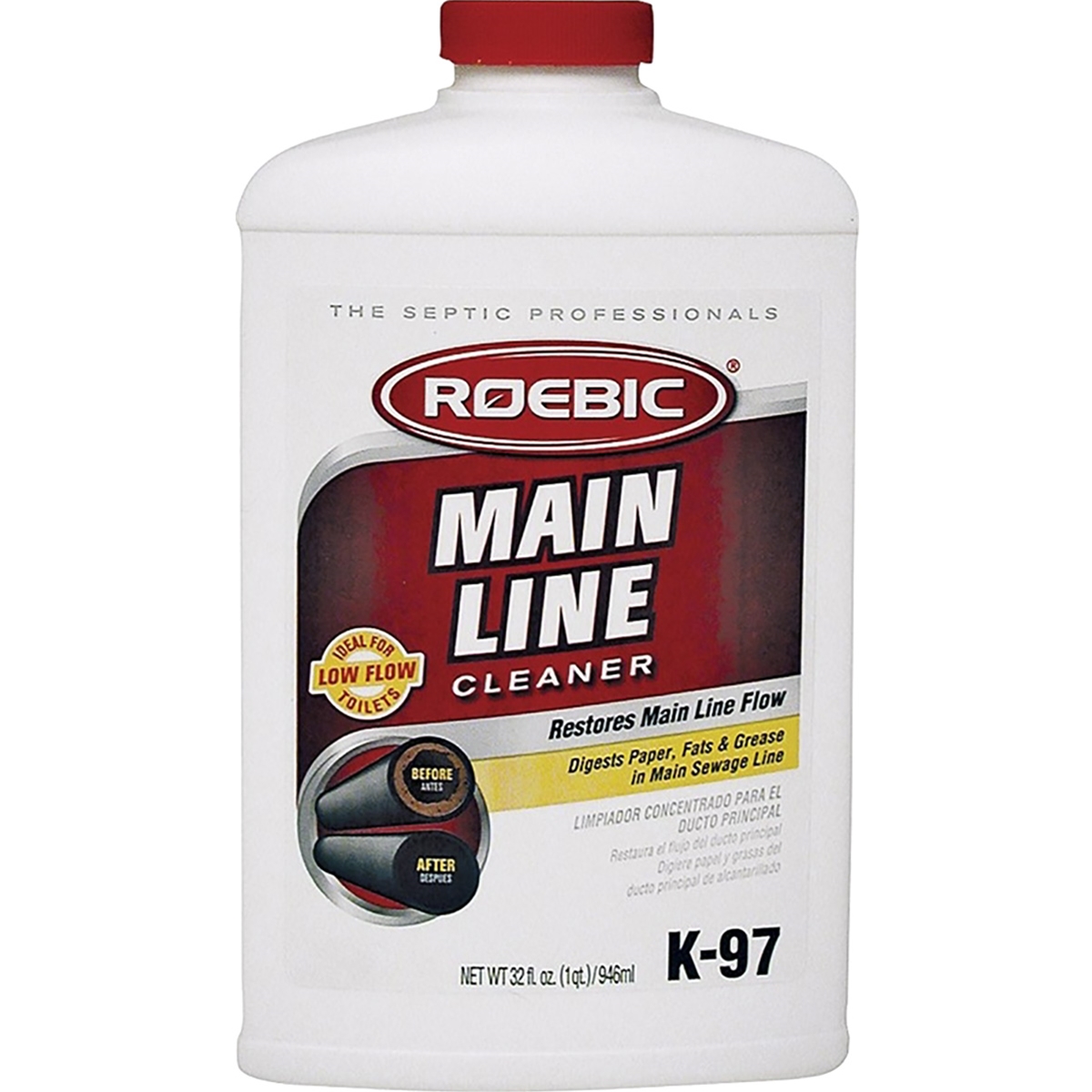 1-QUART MAIN LINE CLEANER 12/C | AJ Wholesale Distributors, Inc.